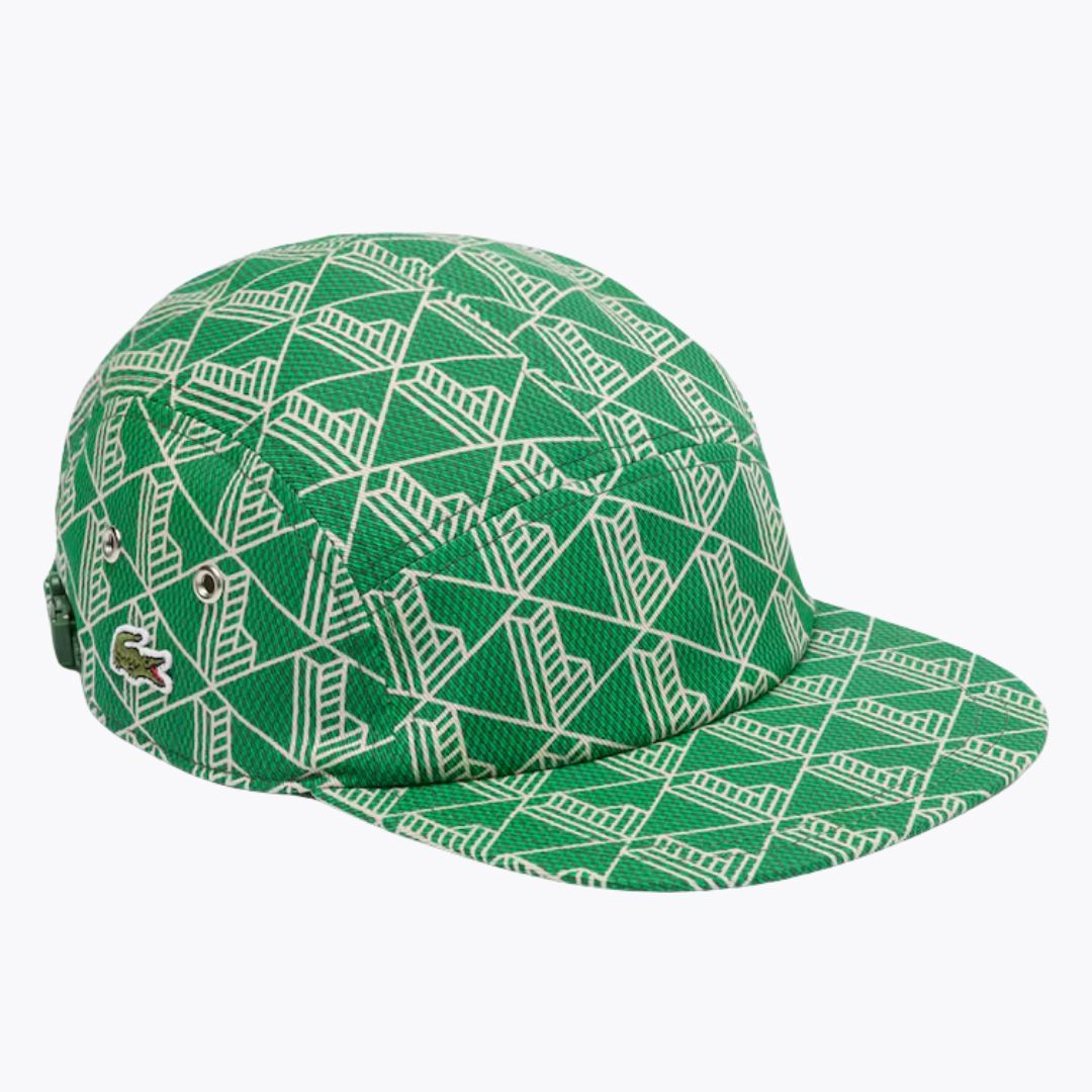 Gorra de jockey de sarga estampada LC