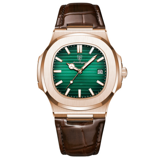 Uhr Poedagar Nautilus Pelle Gold