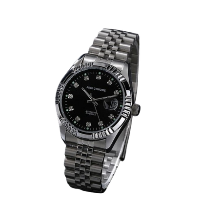 Pinke Cohome Automatikuhr