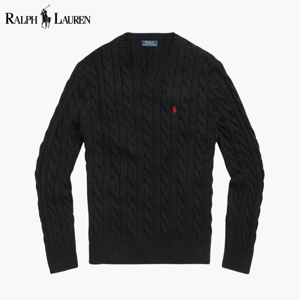 RL Zopfstrickpullover aus Baumwolle