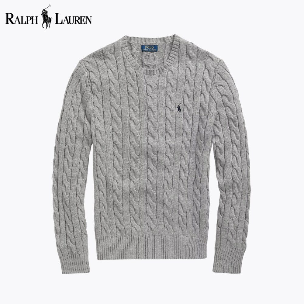 RL Zopfstrickpullover aus Baumwolle