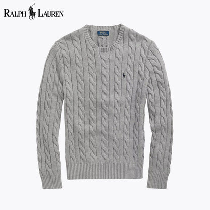 RL Zopfstrickpullover aus Baumwolle