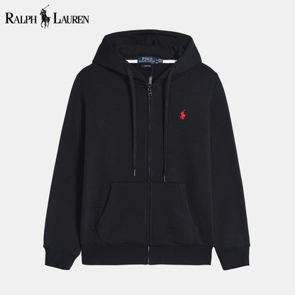 Sudadera con capucha clásica de algodón esencial RL