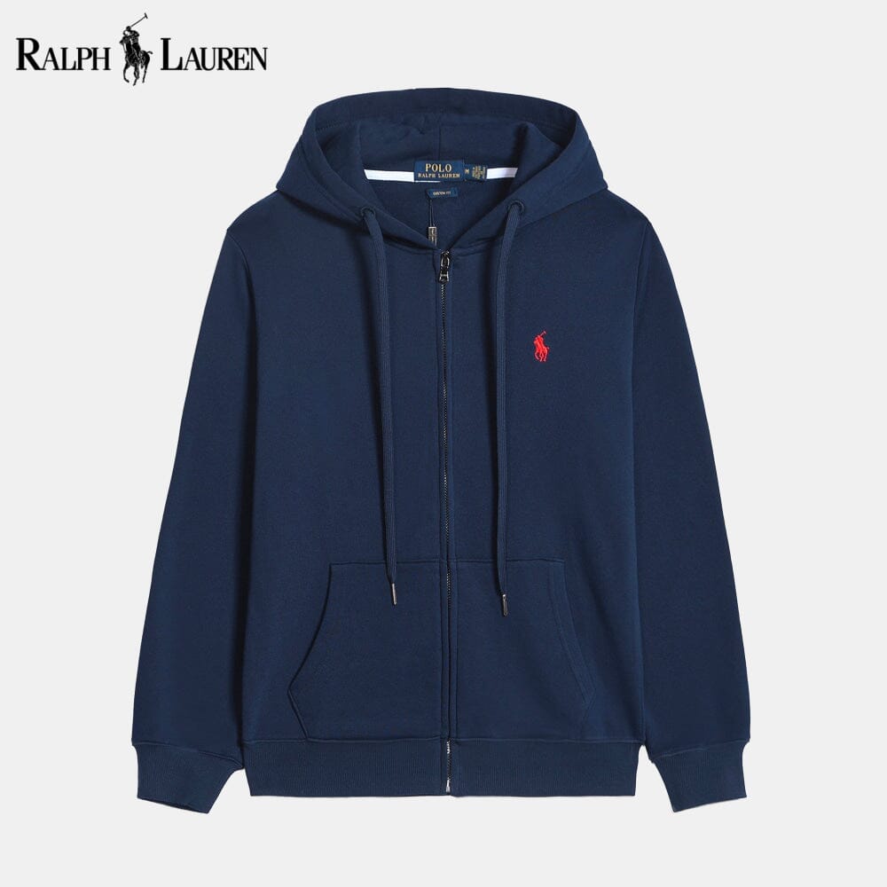 Sudadera con capucha clásica de algodón esencial RL