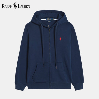 Sudadera con capucha clásica de algodón esencial RL