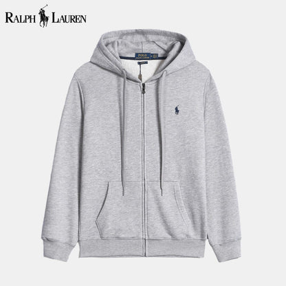 Sudadera con capucha clásica de algodón esencial RL