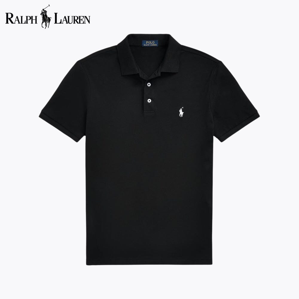 RL Custom Slim Fit Stretch-Mesh-Poloshirt