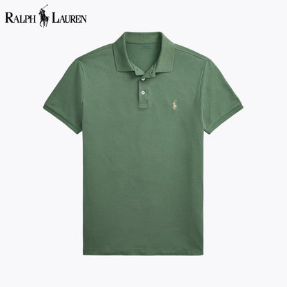RL Custom Slim Fit Stretch-Mesh-Poloshirt