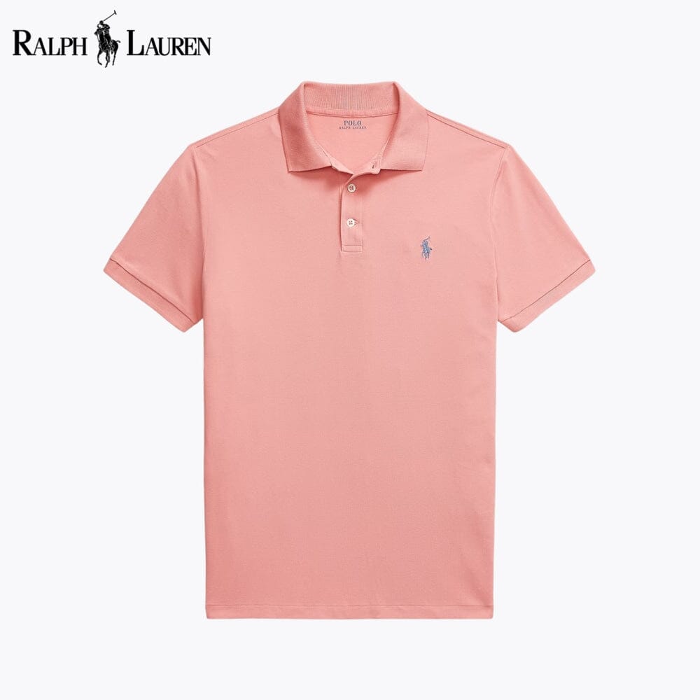 RL Custom Slim Fit Stretch-Mesh-Poloshirt