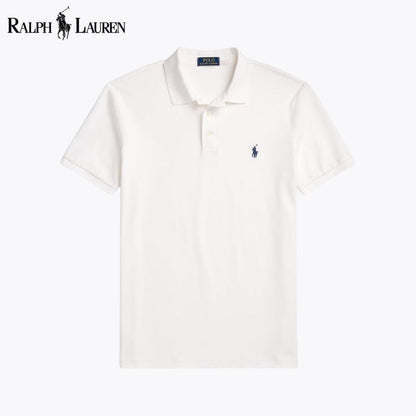RL Custom Slim Fit Stretch-Mesh-Poloshirt