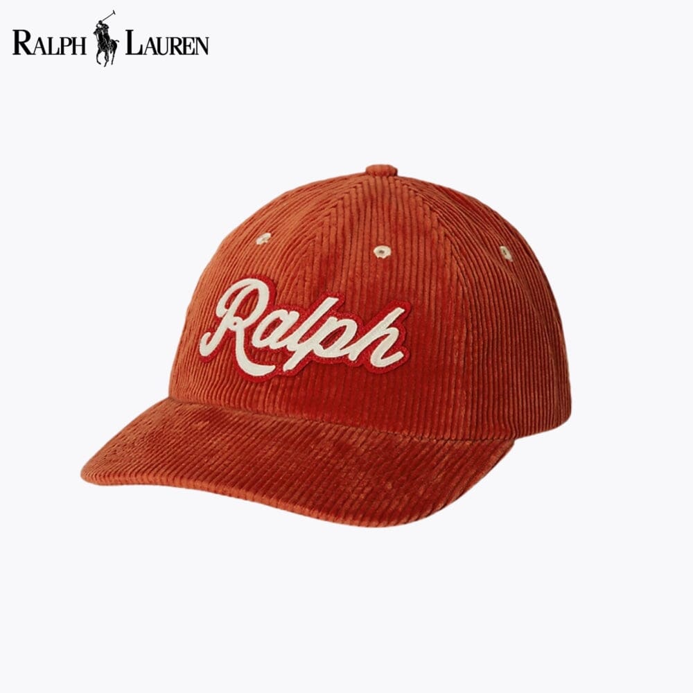 RL Logo Cord-Baseballkappe 