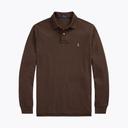 RL Mesh Langarm-Poloshirt 