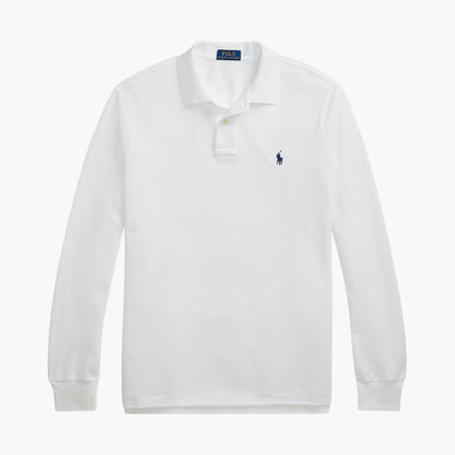 RL Mesh Langarm-Poloshirt 