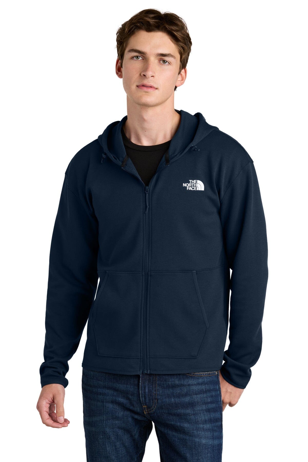 TNF® Doppelstrick-Kapuzenjacke mit durchgehendem Reißverschluss NF0A8BUS